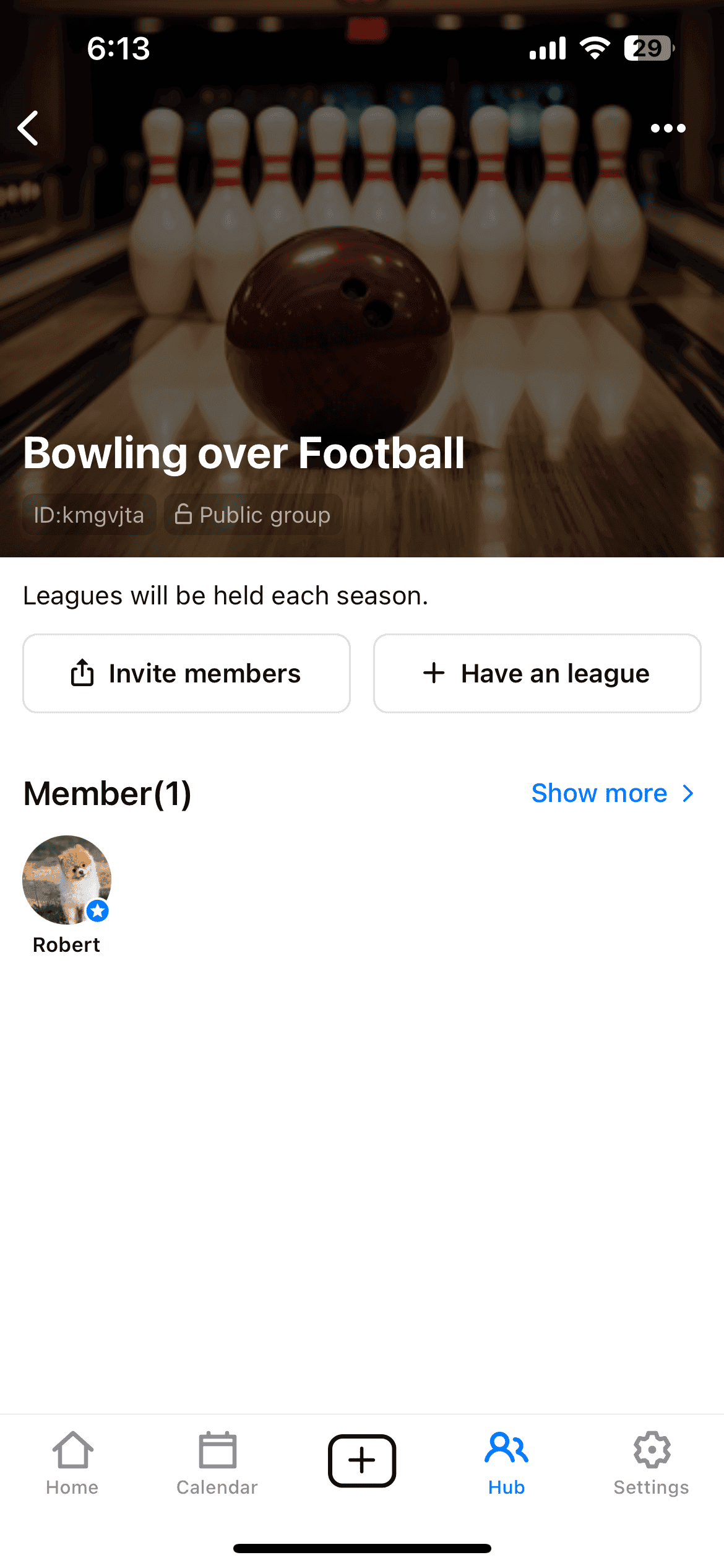 Group creation is complete. Share the group name or ID with friends or teammates, so they can join the same group.